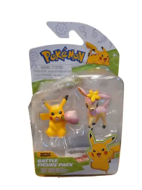 PKW4106 JAZWARES Pokemon Battle Figure Pack Pikachu Deerling