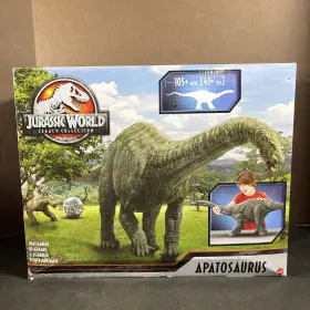 GWT48 JURASSIC WORLD Apatosaurus Dinosaur Action Figure Box