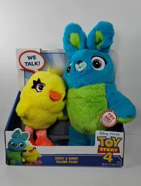 886144210716 JUST PLAY Toy Story Ducky Bunny Talking Figure