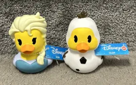 886144334498 JUST PLAY Frozen Elsa Olaf Rubber Ducks Jeep