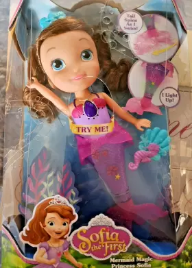 93086 JUST PLAY Disney Sofia First Mermaid Magic Doll Tail Up