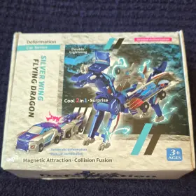 1901-BLUE KA LE ER TOYS Flying Dragon Automatic Deformation