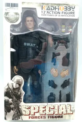 937849400019 KADHOBBY Swat Figure Highly Articulated Pattiz