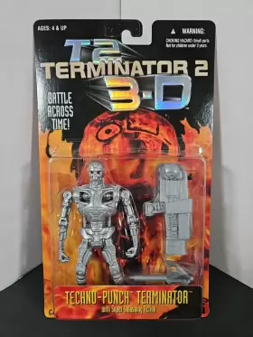 076281271750 KENNER Terminator Techno Punch Endoskeleton Toy #2