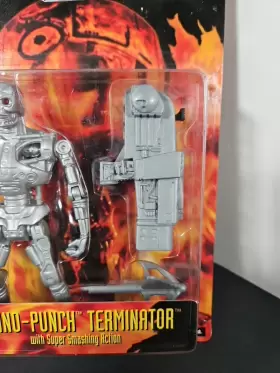 076281271750 KENNER Terminator Techno Punch Endoskeleton Toy #3