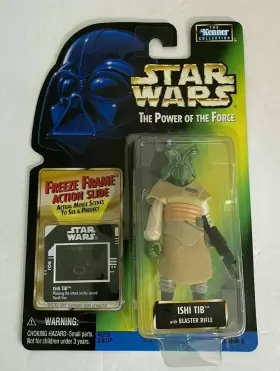 076281697543 KENNER Star Wars Ishi Tib Blaster Rifle Figure