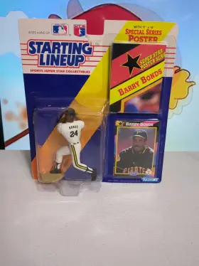 076281780801 KENNER Barry Bonds Starting Lineup Figure Poster