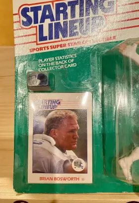 076281884400 KENNER Seahawk Nfl Brian Bosworth Slu Starting #3