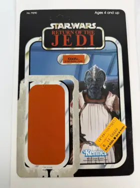 39800 KENNER Star Wars Rotj Klaatu Skiff Guard Outfit Card