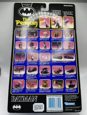 6502-001-00 KENNER Penguin Batman Action Figure #2