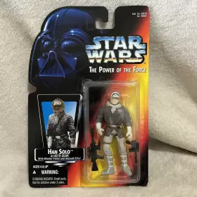 69570 KENNER Star Wars Han Solo Hoth Gear Power Force Figure