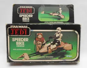70500 KENNER Star Wars Jedi Speeder Bike Box Figure #2