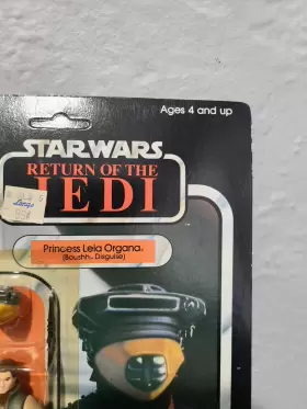 70660 KENNER Star Wars Rotj Princess Leia Organa Boushh Card #3