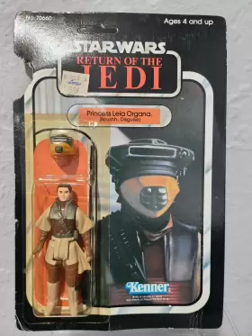 70660 KENNER Star Wars Rotj Princess Leia Organa Boushh Card