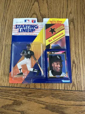 78032 KENNER Starting Lineup Jackson Sox Swing Figure Poster