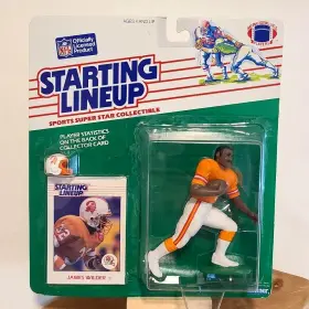 87410 KENNER James Wilder Starting Lineup Slu Tampa Bay Nfl