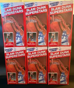 96450 KENNER Slam Dunk Superstars Nba Slu Set Jordan Bird