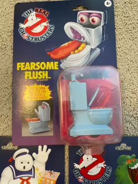 E9784 KENNER Ghostbusters Puft Slimer Fearsome Flush Figures #3