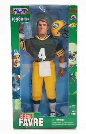 28112 KENNER / HASBRO Brett Favre Starting Lineup Nfl Sports