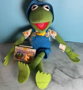27408 KID DIMENSION Kermit Frog Toy Stuffed Doll Jim Henson