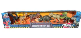 677869801187 KID GALAXY Dinosaur Action Pack Poseable Figures