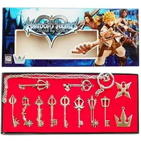768855314689 KINGDOM HEARTS Keyblade Weapon Necklace Set