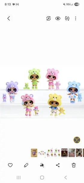 035051542704 L.O.L. SURPRISE Loves Care Bear Doll Pink Cheer