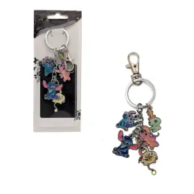 761225256053 LILO STITCH Angel Clip Sparky Key Chain Set