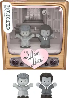 JDG28 LITTLE PEOPLE COLLECTOR Love Lucy Ricky Figure Set Fans