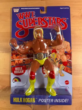 087262596 LJN Wwe Mattel Superstars Hulk Hogan Action Figure