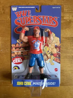 194735356058 LJN Wwe Mattel Superstars Cena Action Figure