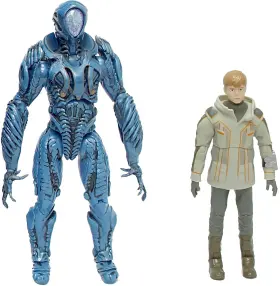 810011125704 LOST IN SPACE Robinson Robot Action Figure Set