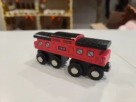 062243258457 MAISON JOSEPH BATTAT Caboose Wooden Magnetic Car