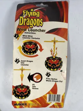 035012965009 MANNIX Flying Dragon Wrist Launchers Wind Up #2