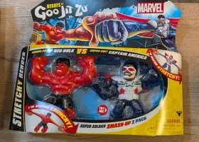 43078 MARVEL Heroes Goo Jit Zu Hulk Captain Stretchy