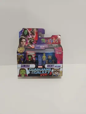 699788823002 MARVEL Minimates Gamora Rocket Groot Guardians