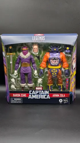 010996226280 MARVEL LEGENDS Baron Zemo Arnim Zola Figure