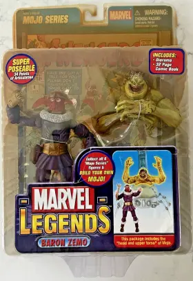 035112711780 MARVEL LEGENDS Baron Zemo Toy Biz Mojo Box
