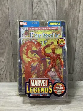 086892701546 MARVEL LEGENDS Human Torch Action Figure Foil