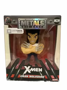M239 MARVEL Die Cast Logan Wolverine Men Lootcrate Figure