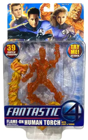 072210C MARVEL TOYS Fantastic Movie Flame Human Torch Light