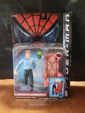 43708 MARVEL TOYS Toy Biz Norman Osborn Talking Goblin Mask