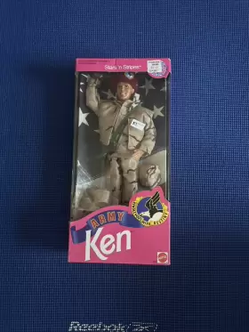 074299012372 MATTEL Army Ken Stars Ftn Stripes Rendezvous