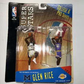 074299245367 MATTEL Glen Rice Nba Stars Figure Michigan Pro