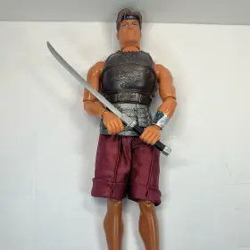 074299533570 MATTEL Steel Samurai Warrior Action Figure