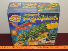 11148 MATTEL Box Mighty Storms Dragon Island Lights Sound