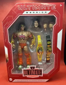 194735027392 MATTEL Wwe Ultimate Warrior Fan Wrestling Figure #2