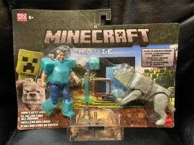 Dennis MATTEL Minecraft Movie Diamond Armor Steve Growling