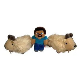 5001200 MATTEL Minecraft Toy Steve Goats Mojang Stuffed