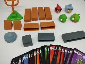 746775157746 MATTEL Angry Birds Space Game Set Pigs Toy Cards #3